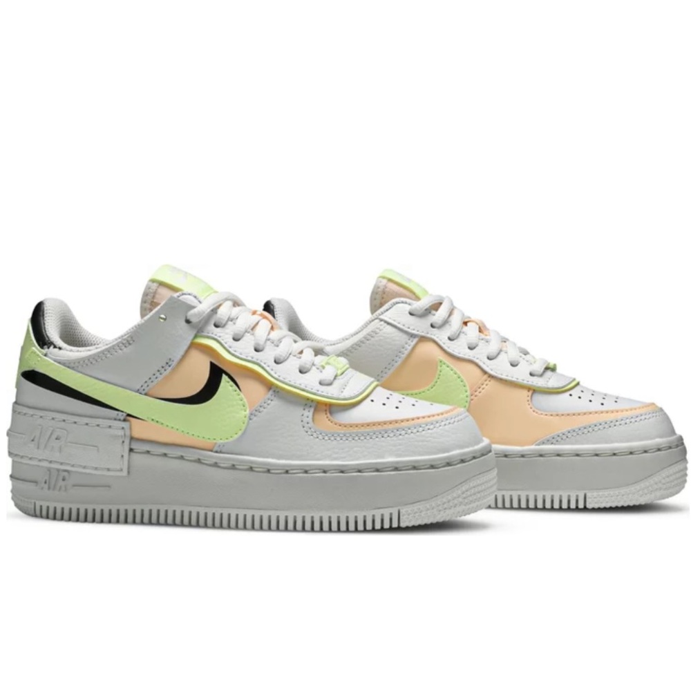 Nike Air Force 1 Shadow White Crimson Tint Size 7.5